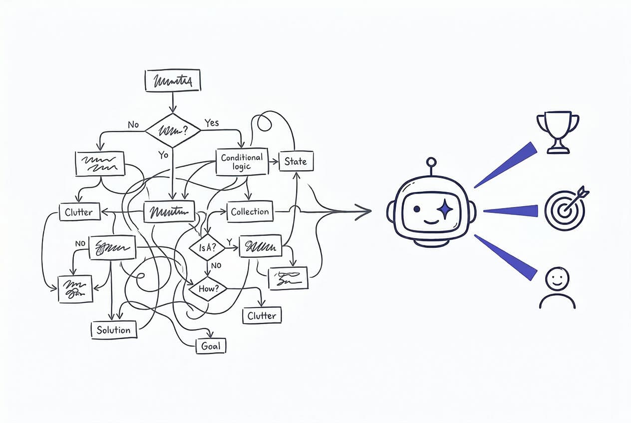 Kill the complex flowchart.